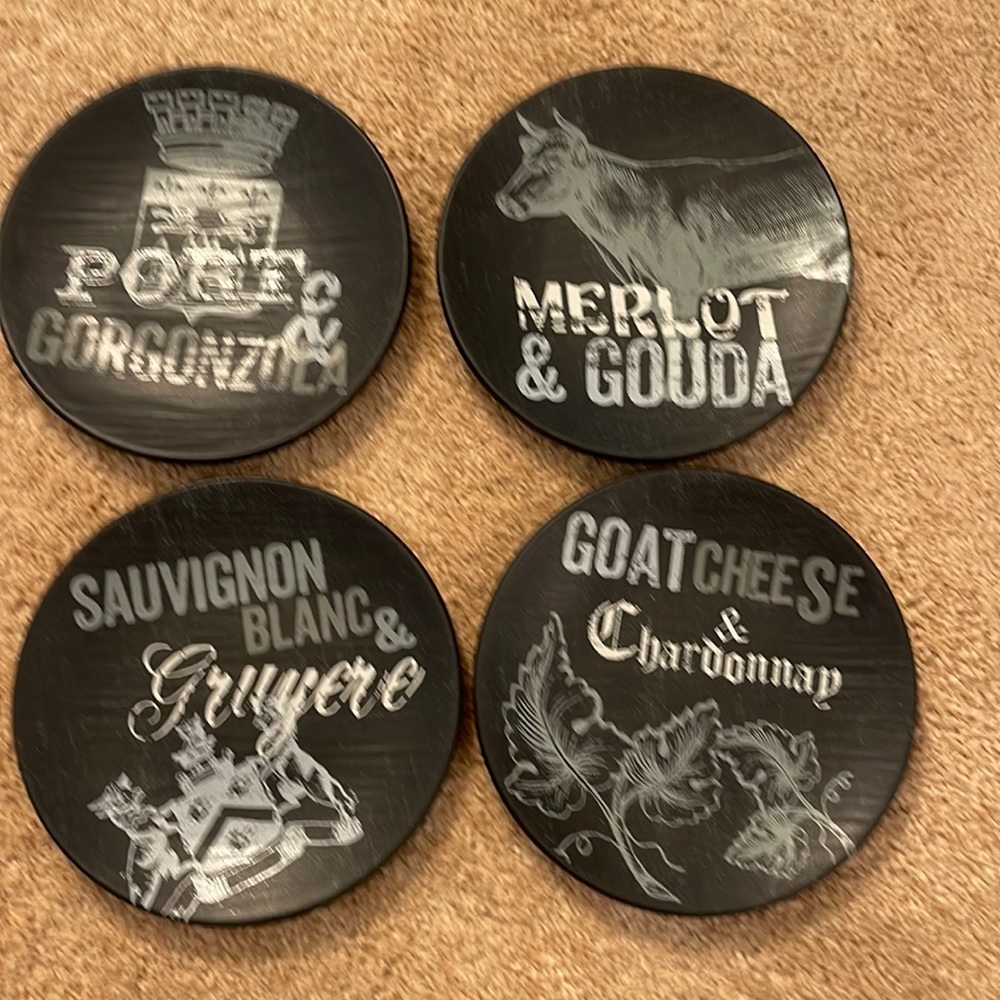 Williams-Sonoma wine and cheese appetizer/cocktail plates